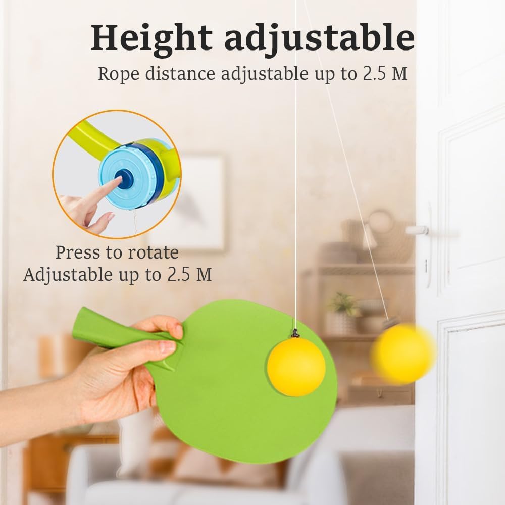 HangPing™ Hanging Table Tennis Trainer Set for Indoor Practice