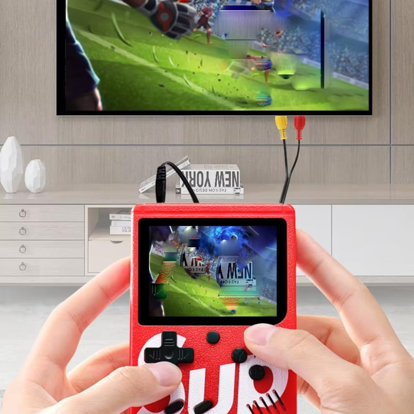 PocketArcade™ 400 in 1 Handheld Game Console with TV Output