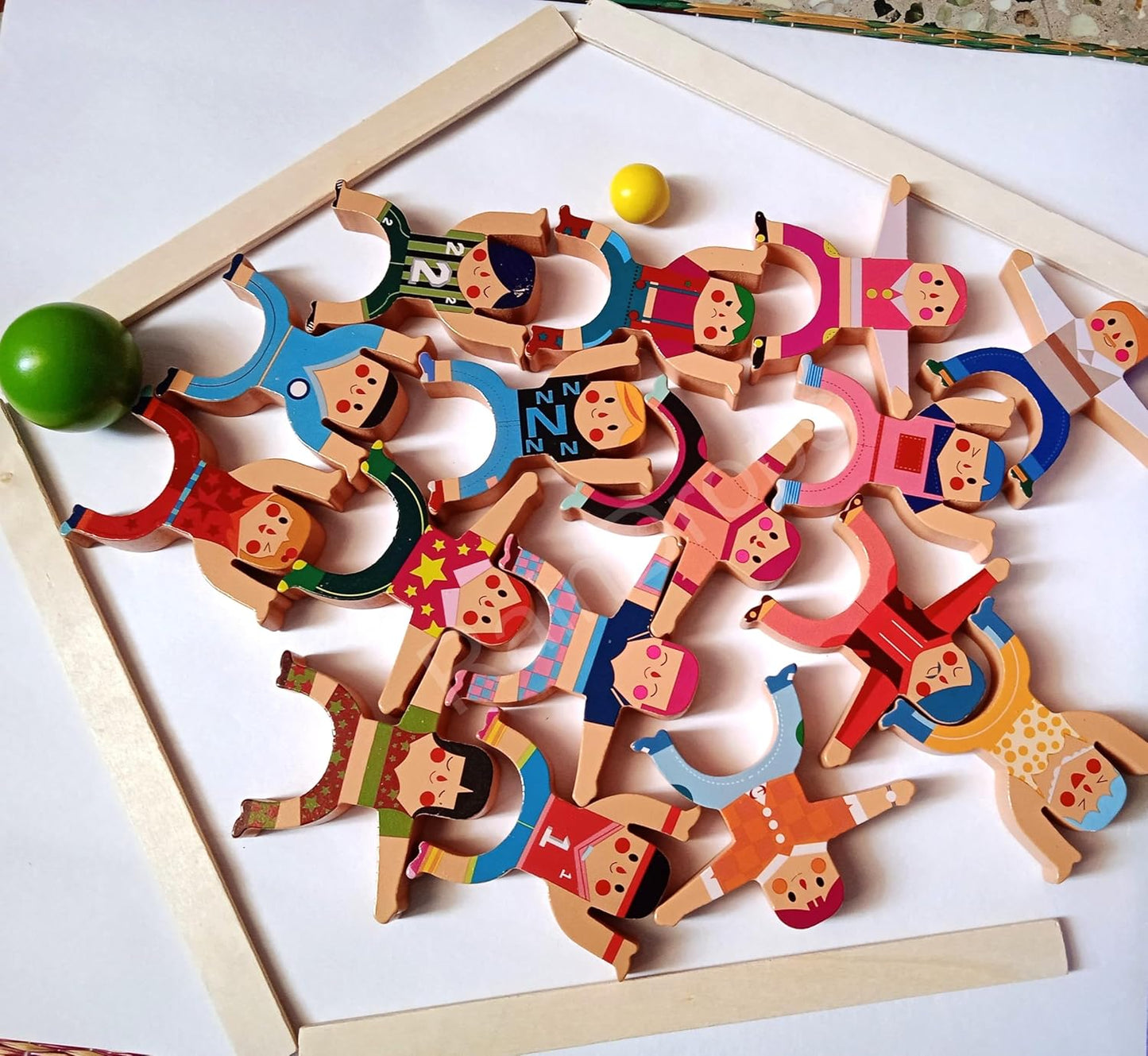 Hercules™ 4-in-1 Wooden Balancing Game for 3+ years