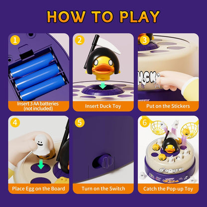 QuackPop™ Electric Duck Catching Reflex Game