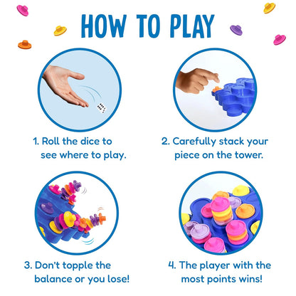 ToppleTree™ Balancing Board Game