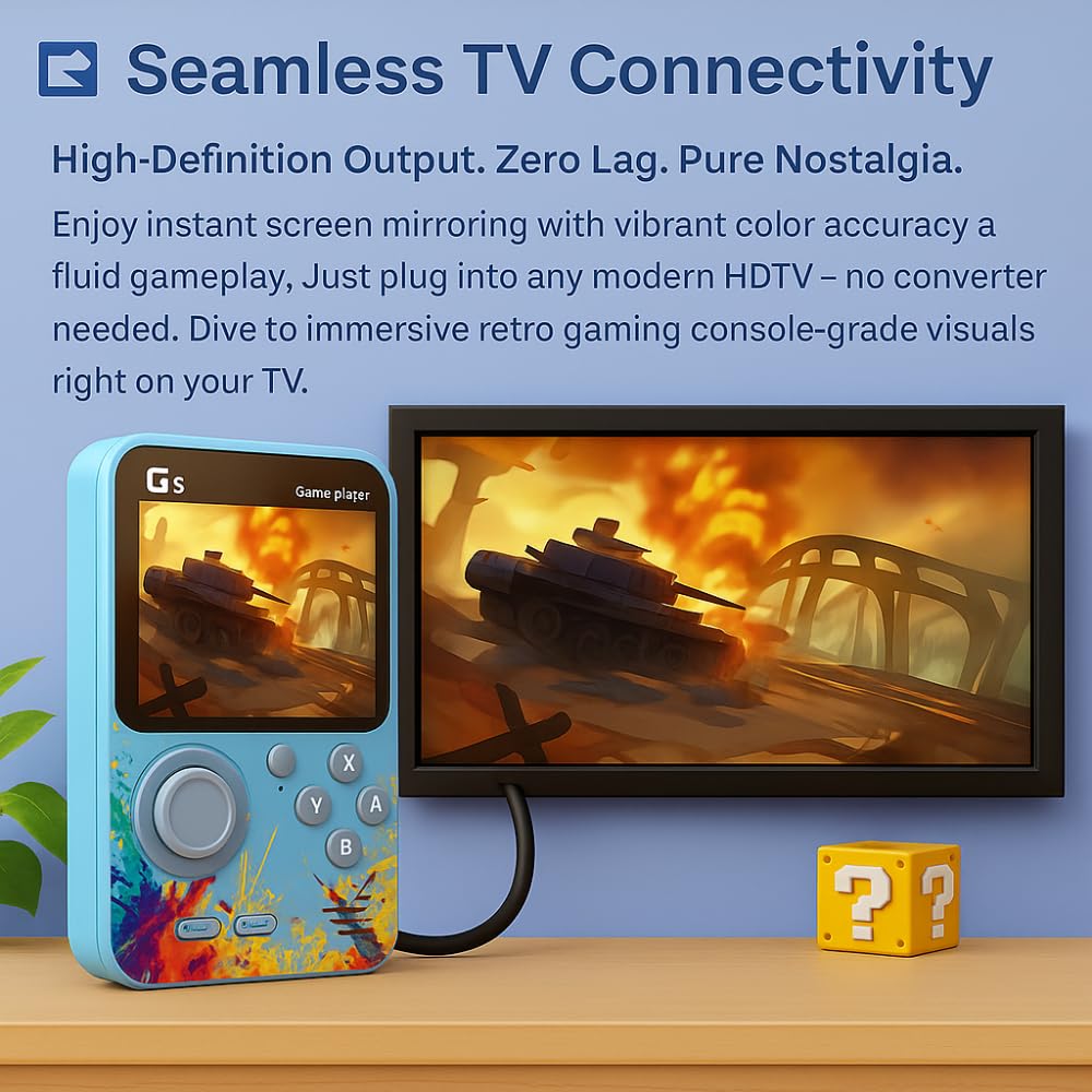 RetroMax™ 500 in 1 Handheld Game Console with TV Output