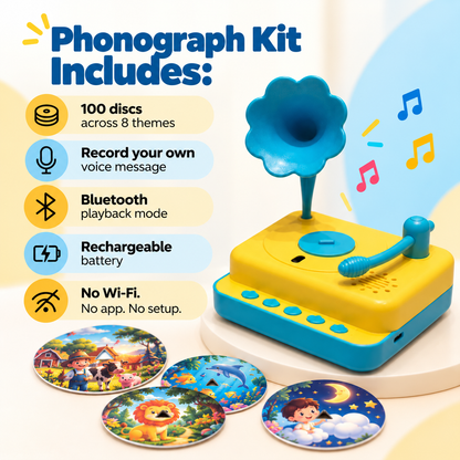 JoyTunes™ Phonograph | Screen-free stories, songs and learning for kids 3+
