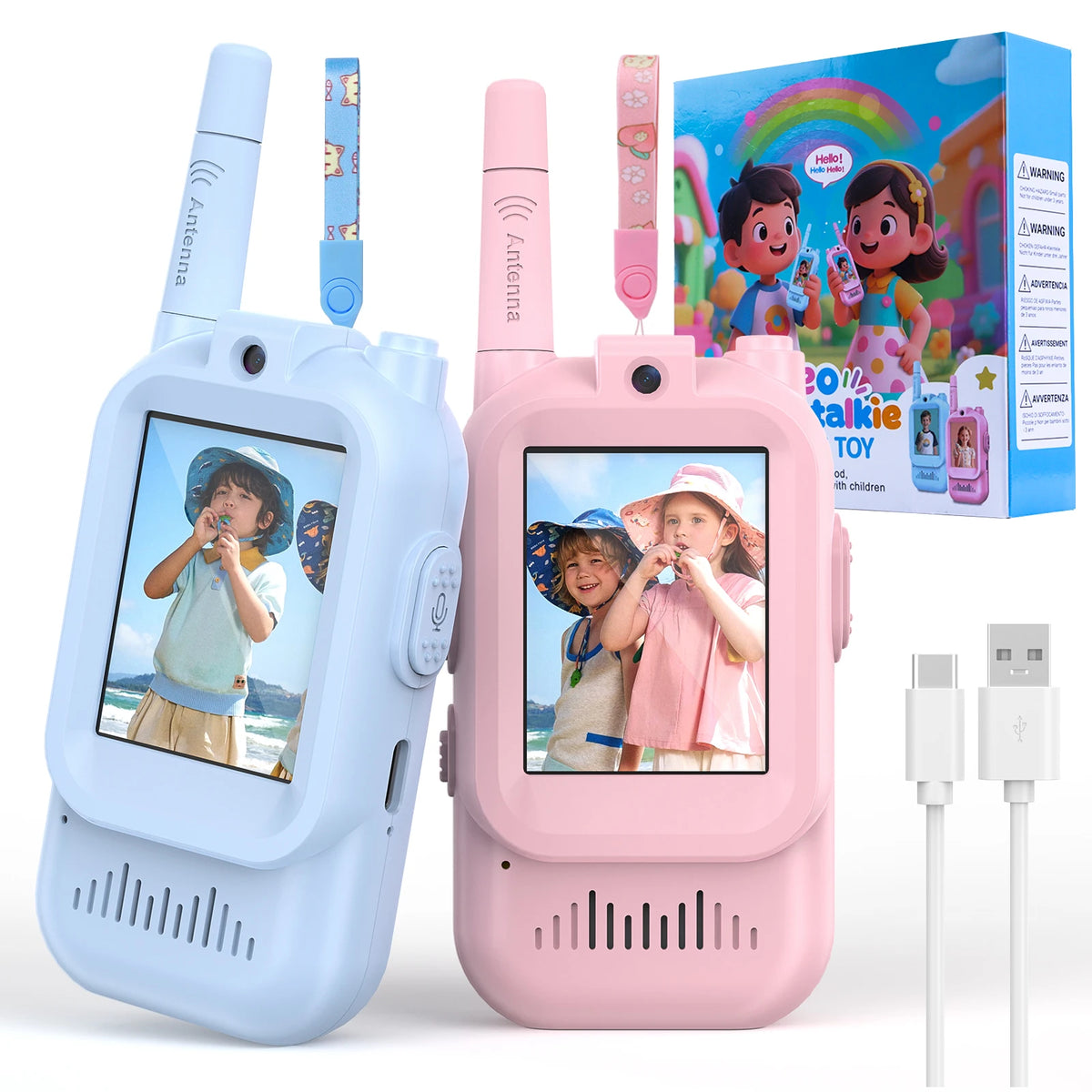 HelloBuddy™ Two Way Video Walkie Talkies for Adventure Play