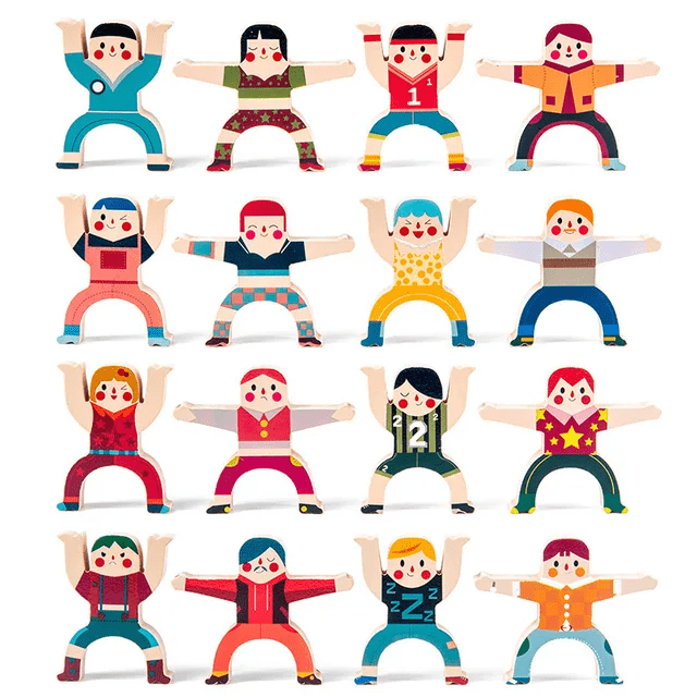 Hercules™ 4-in-1 Wooden Balancing Game for 3+ years