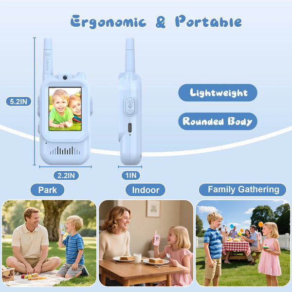 HelloBuddy™ Two Way Video Walkie Talkies for Adventure Play