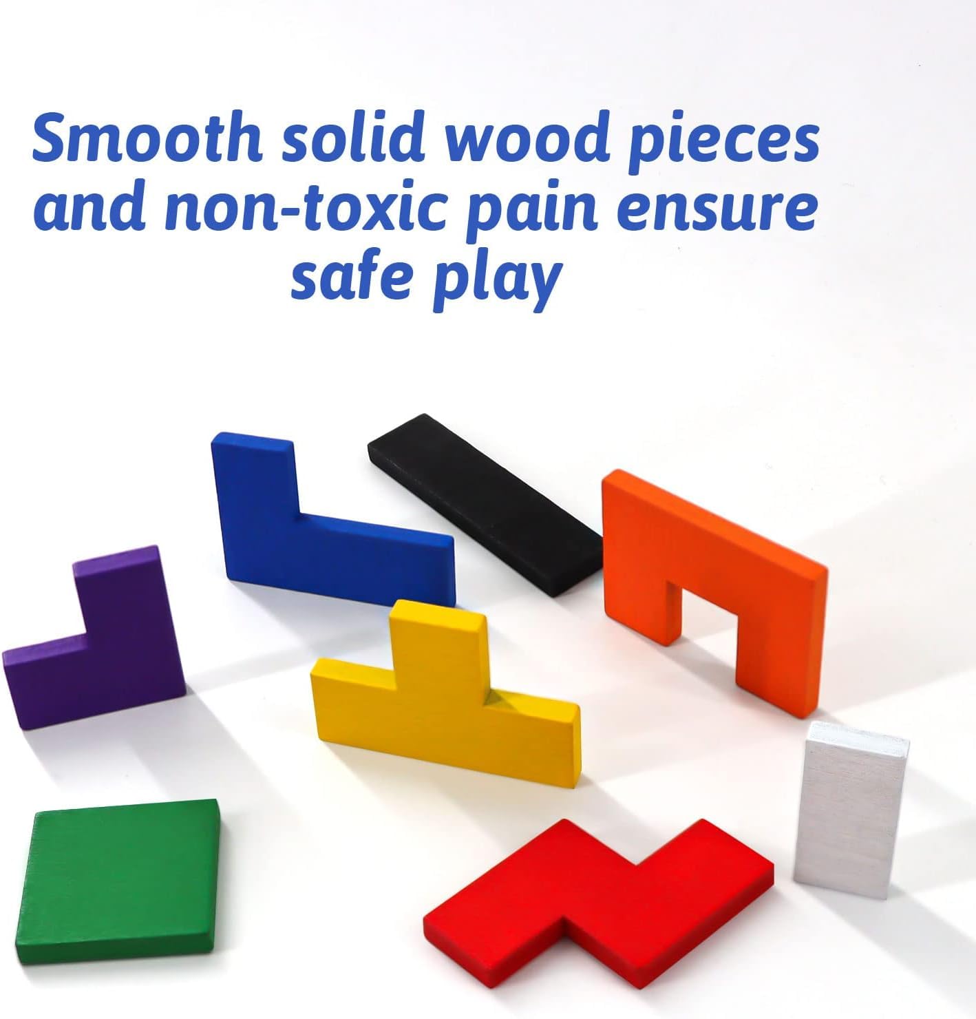 GeoBlocks™ Wooden Geometric Puzzle and Brain Teaser
