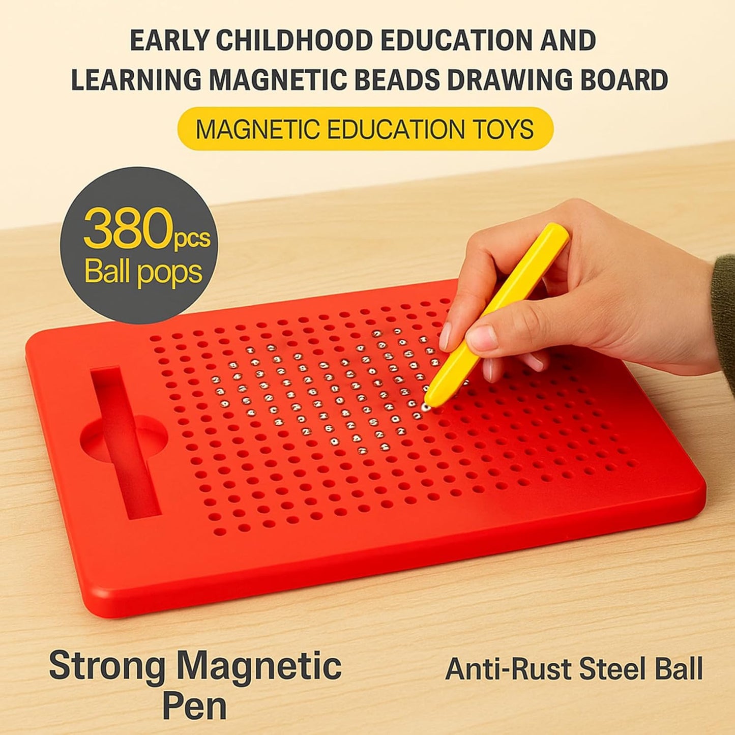 DotBoard™ Magnetic Drawing Pad with Stylus Beads