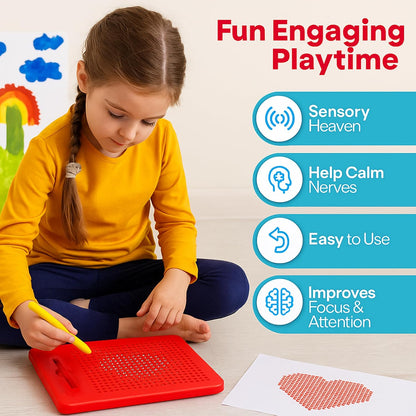DotBoard™ Magnetic Drawing Pad with Stylus Beads