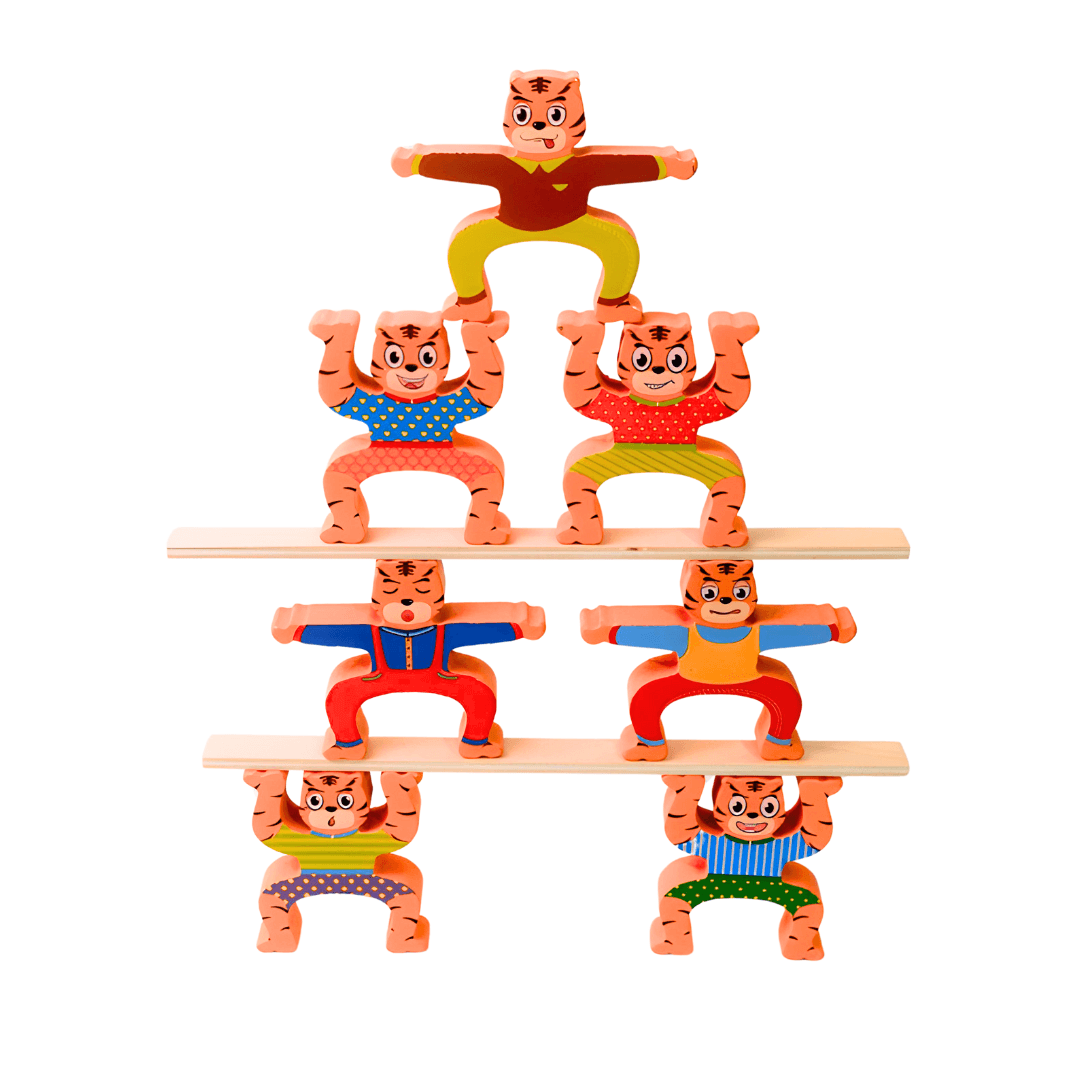 Balanzoo™ Montessori Tiger Stacking and Balancing Game for Skill Building