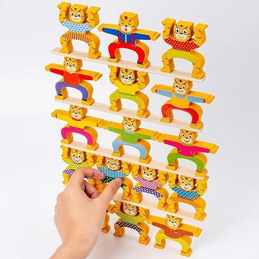 Balanzoo™ Montessori Tiger Stacking and Balancing Game for Skill Building
