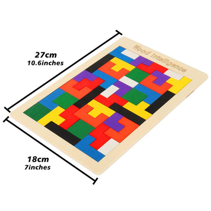 GeoBlocks™ Wooden Geometric Puzzle and Brain Teaser