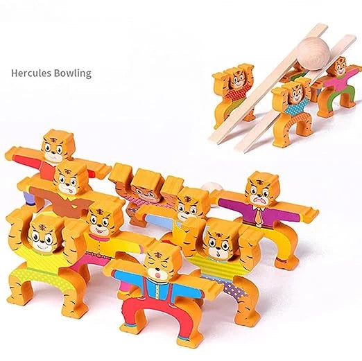 Balanzoo™ Montessori Tiger Stacking and Balancing Game for Skill Building
