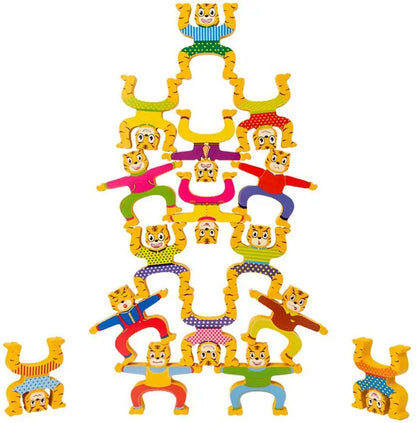 Balanzoo™ Montessori Tiger Stacking and Balancing Game for Skill Building