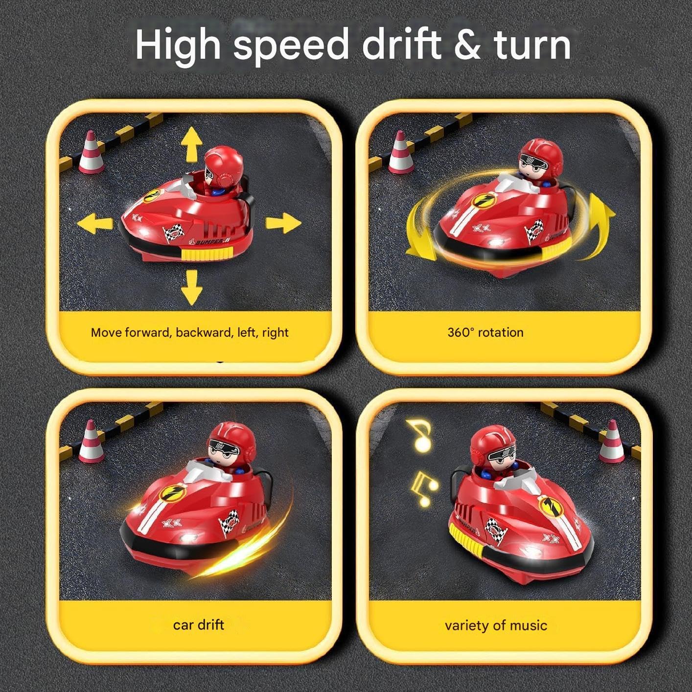 Battle Bumpers™ Remote Control Go Kart Duel Set with Eject Action