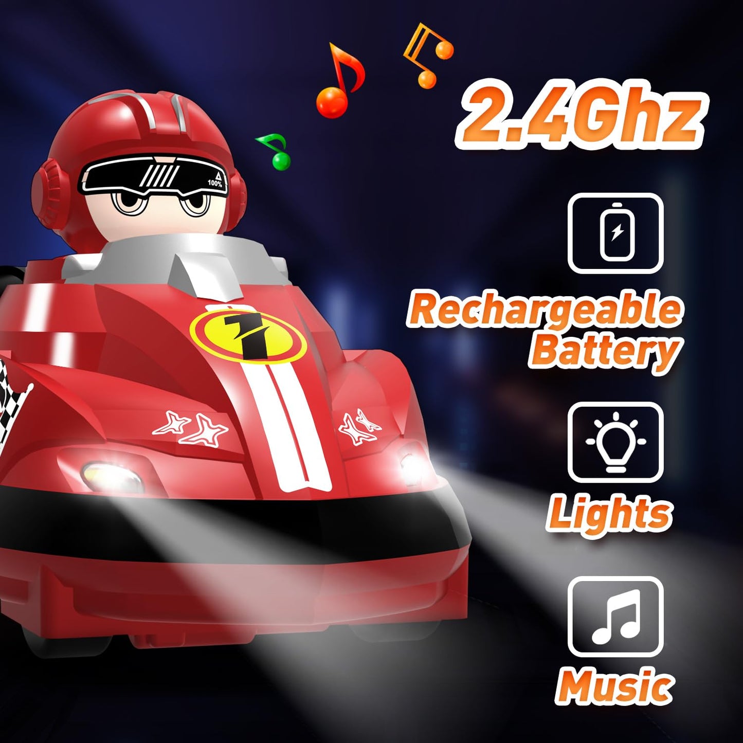 Battle Bumpers™ Remote Control Go Kart Duel Set with Eject Action
