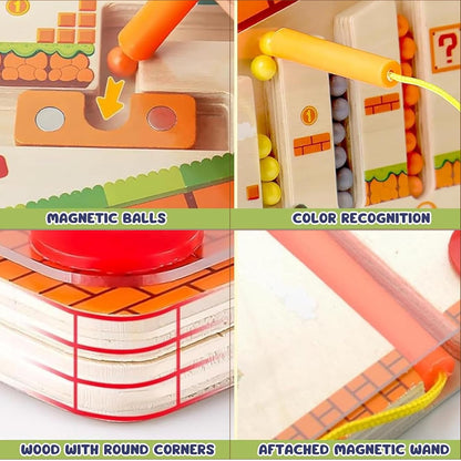 Mario Maze™ Obstacle Style Magnetic Learning Maze for Toddlers