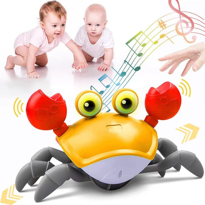 CrawlBuddy™ Interactive Crawling Crab Toy for Active Play