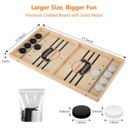 SwiftShot™ Wooden String Hockey Game for Fast Action Play