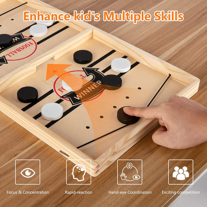SwiftShot™ Wooden String Hockey Game for Fast Action Play