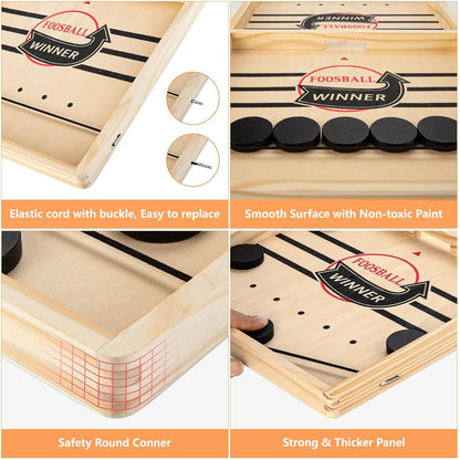 SwiftShot™ Wooden String Hockey Game for Fast Action Play