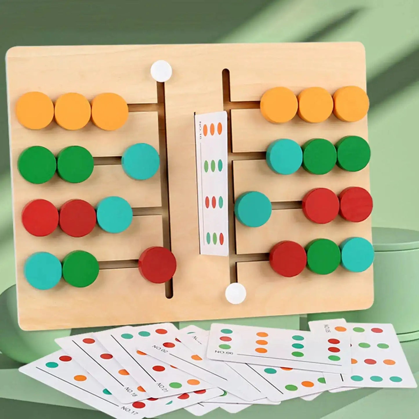 PlayWood™ Wooden Focus Maze Game with Solo and Two Player Modes