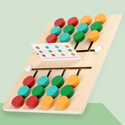 PlayWood™ Wooden Focus Maze Game with Solo and Two Player Modes