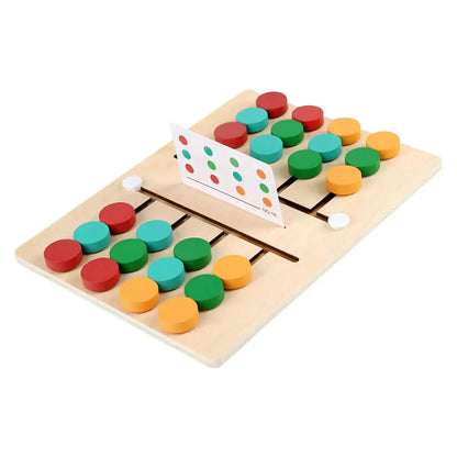 PlayWood™ Wooden Focus Maze Game with Solo and Two Player Modes