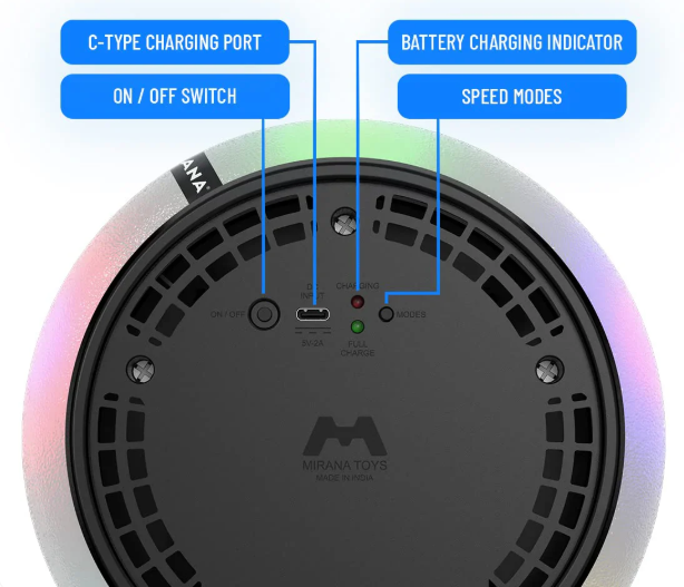 HoverBall™ Rechargeable LED Indoor Soccer Ball with Hover Air Cushion