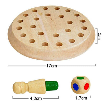 ColorMind™ Wooden Color Matching Memory Game for Family Play