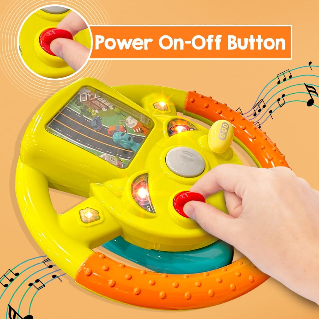 Little Driver™ Interactive Steering Wheel Pretend Play Toy
