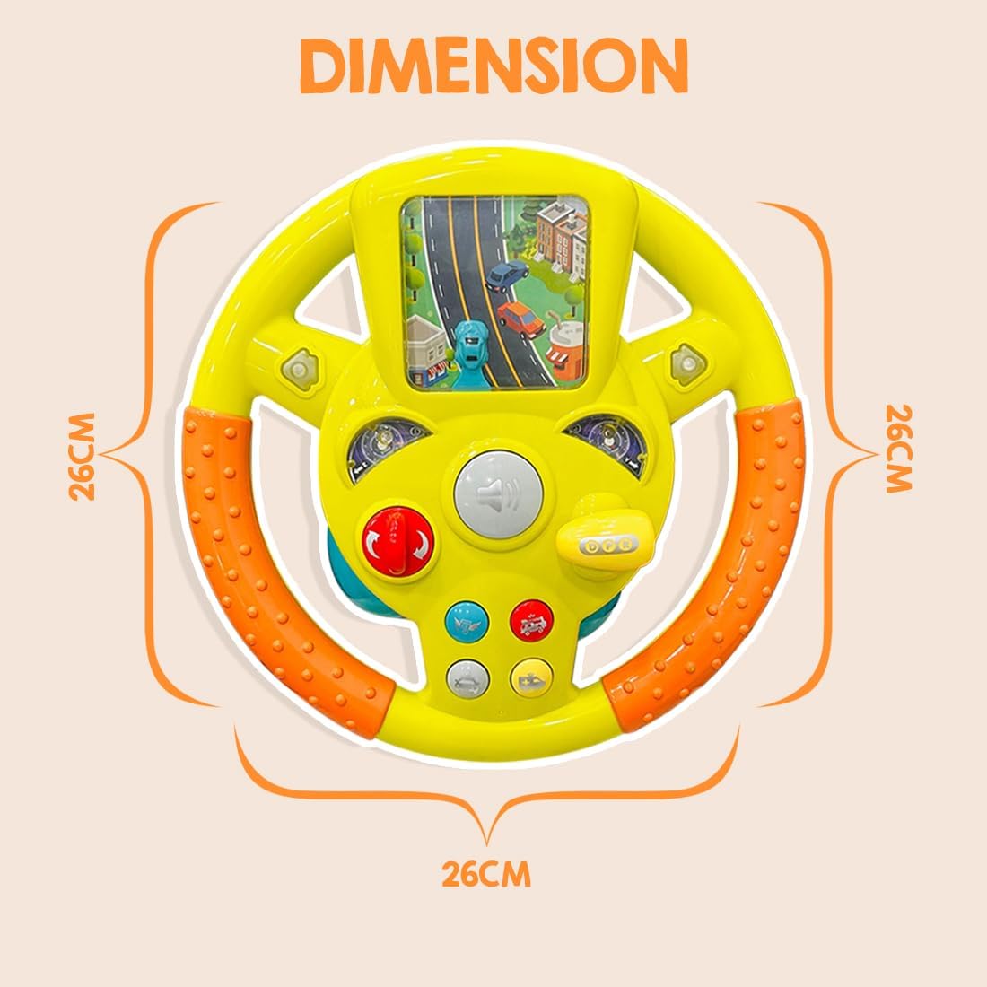 Little Driver™ Interactive Steering Wheel Pretend Play Toy