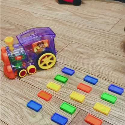 DominoExpress™ Automatic Domino Train with Lights and Music