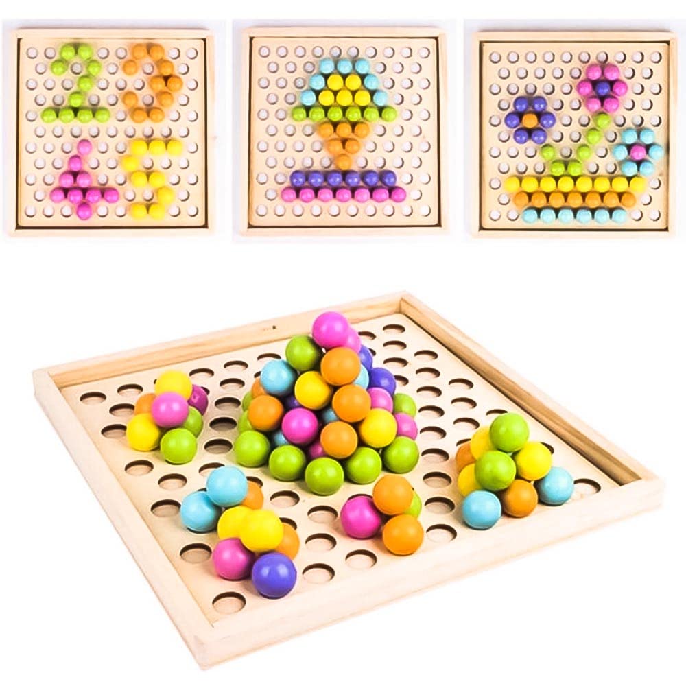 NumiPlay™ Montessori Clip Bead Math and Memory Learning Set