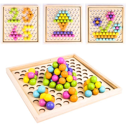NumiPlay™ Montessori Clip Bead Math and Memory Learning Set