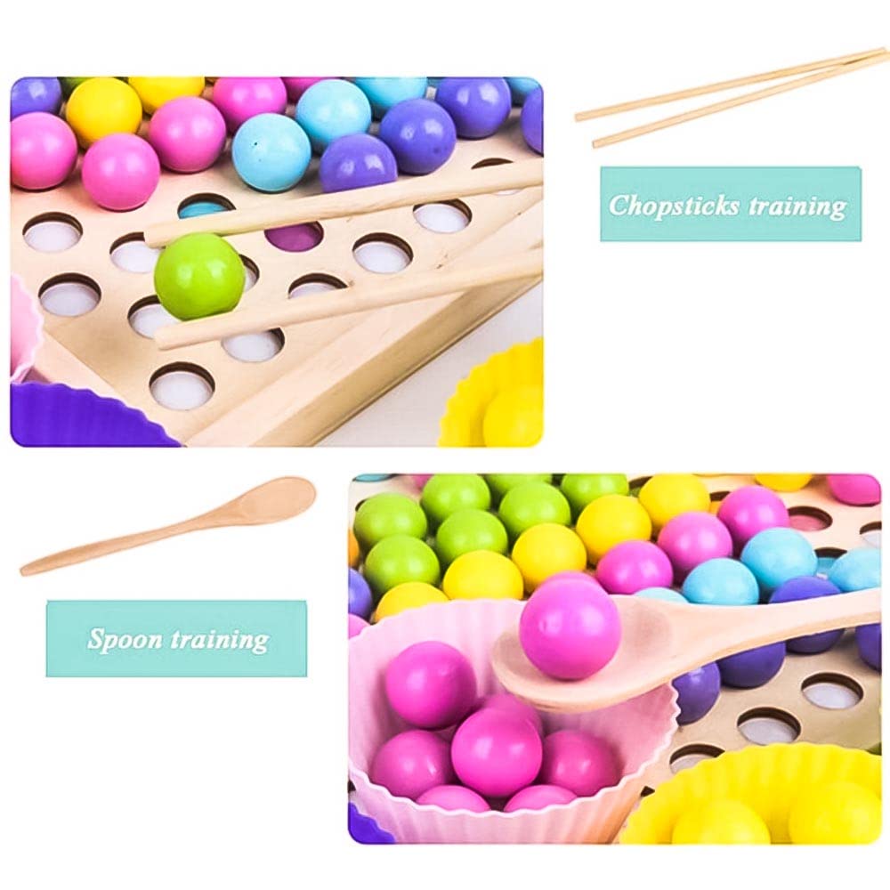 NumiPlay™ Montessori Clip Bead Math and Memory Learning Set