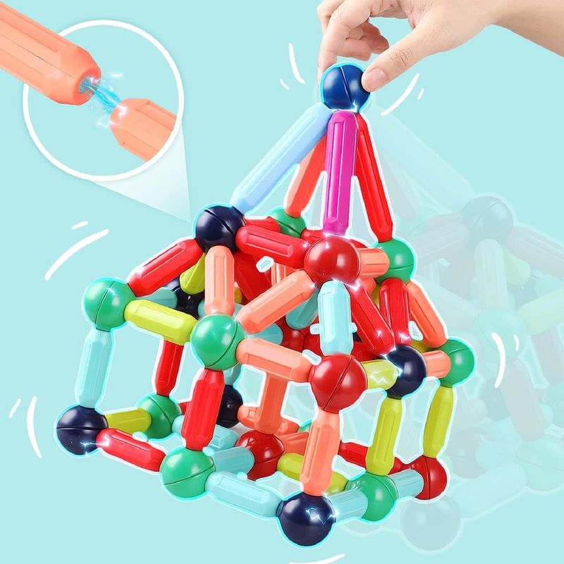 MagnaBuild™ Magnetic Balls and Sticks Building Set