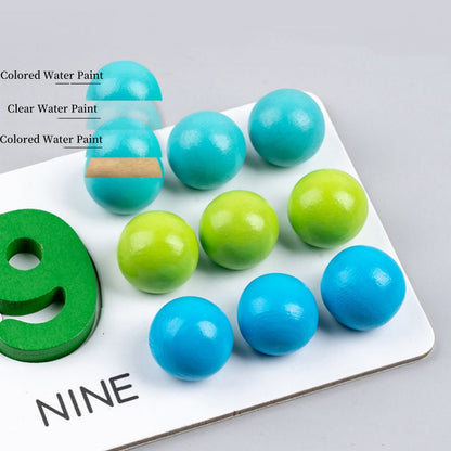 NumiPlay™ Montessori Clip Bead Math and Memory Learning Set