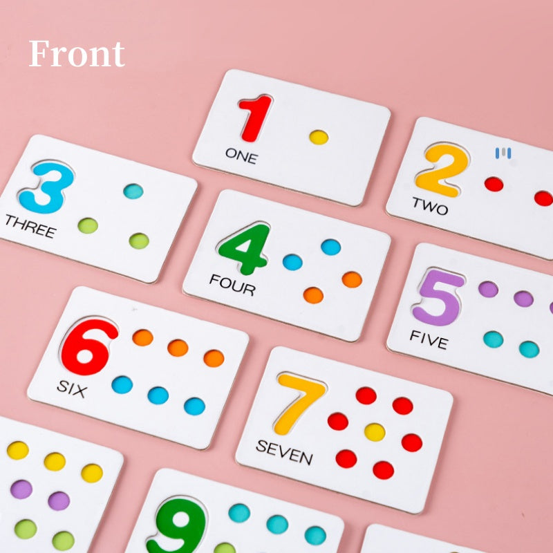 NumiPlay™ Montessori Clip Bead Math and Memory Learning Set