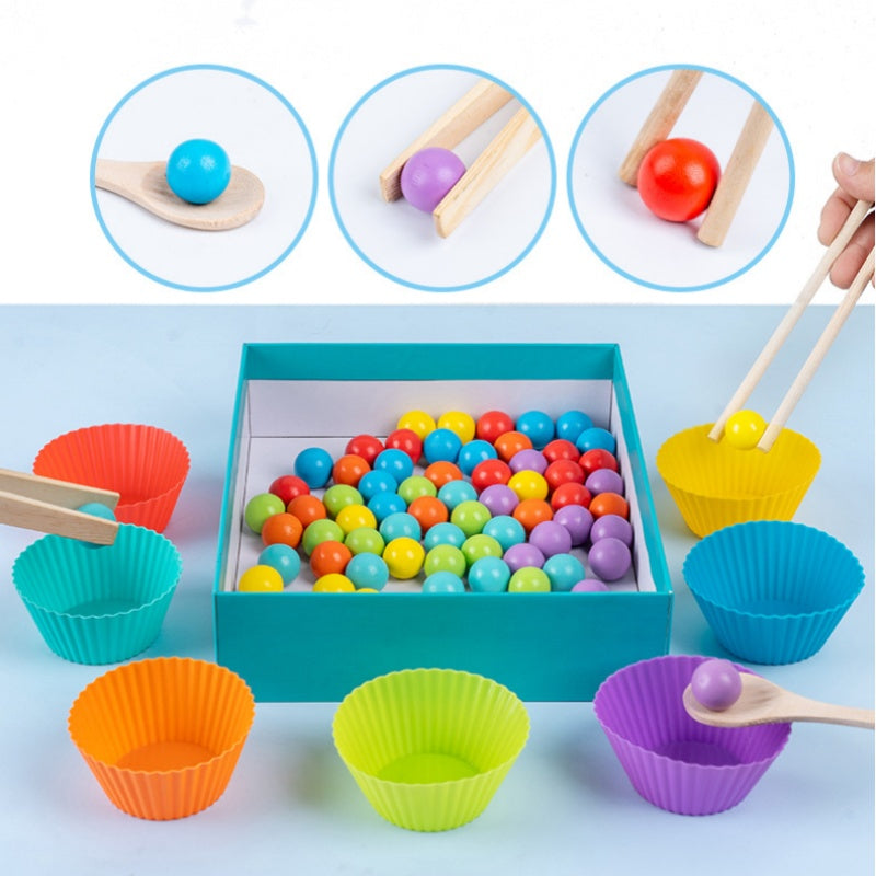 NumiPlay™ Montessori Clip Bead Math and Memory Learning Set