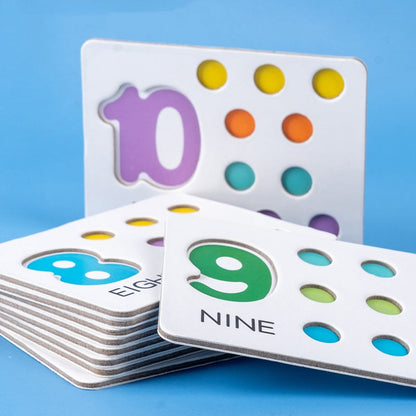 NumiPlay™ Montessori Clip Bead Math and Memory Learning Set