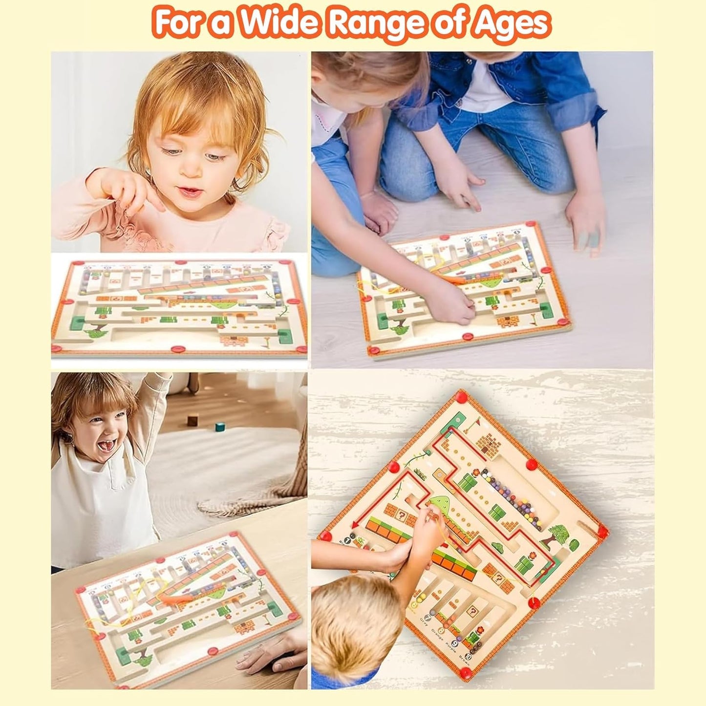 Mario Maze™ Obstacle Style Magnetic Learning Maze for Toddlers