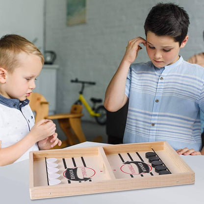 SwiftShot™ Wooden String Hockey Game for Fast Action Play