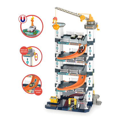 ParkLift™ Multi Level Car Garage Playset with Dual Lifts
