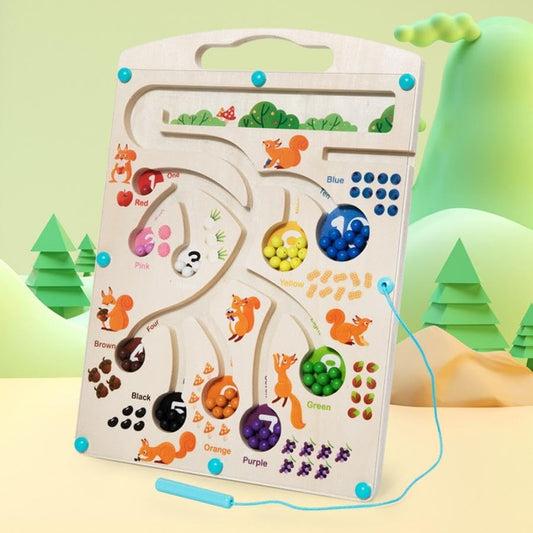 SquirrelQuest™ Magnetic Counting Maze for Early Math Skills
