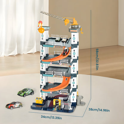 ParkLift™ Multi Level Car Garage Playset with Dual Lifts