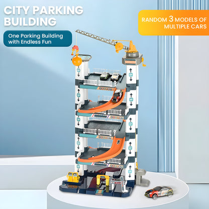ParkLift™ Multi Level Car Garage Playset with Dual Lifts