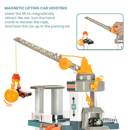 ParkLift™ Multi Level Car Garage Playset with Dual Lifts