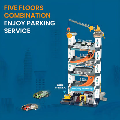 ParkLift™ Multi Level Car Garage Playset with Dual Lifts