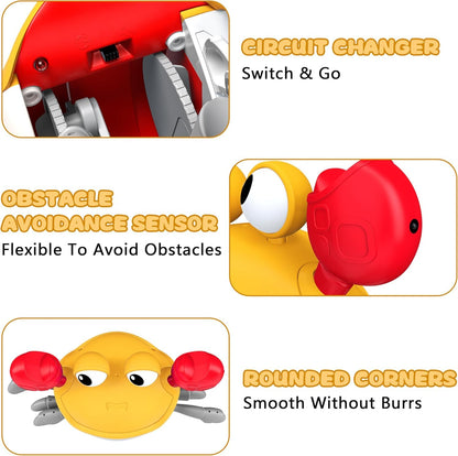 CrawlBuddy™ Interactive Crawling Crab Toy for Active Play